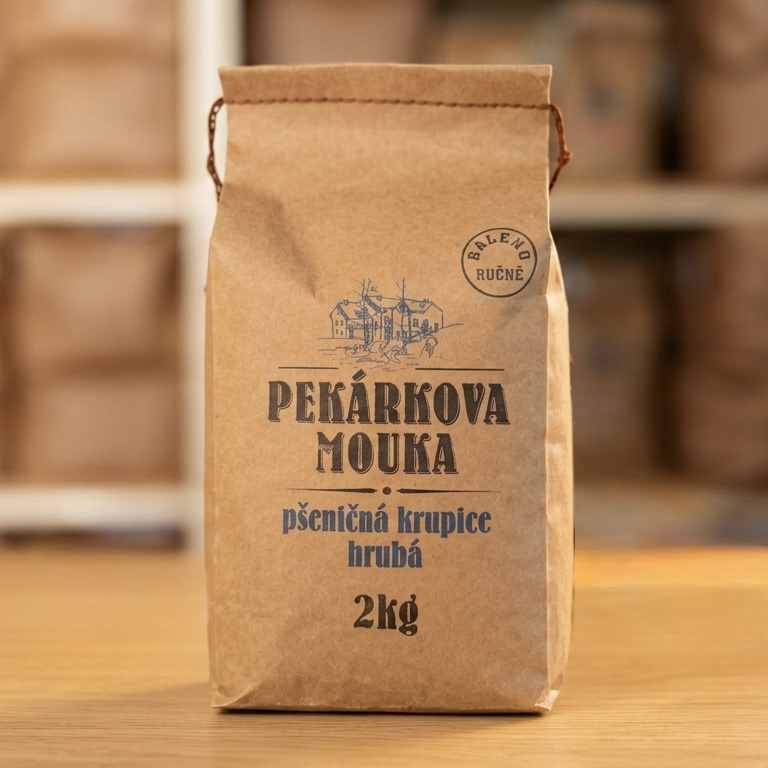 Balení Pšeničná krupice hrubá